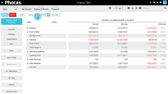 Phocas Financial Statements for QAD